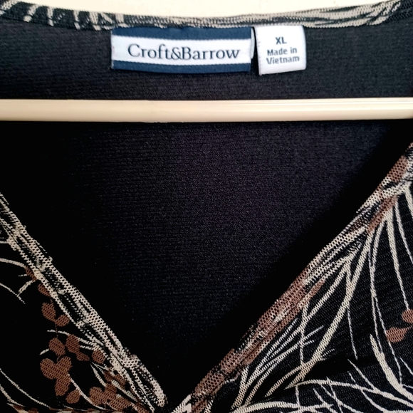 Croft & barrow blowses set (2)size XL - Picture 7 of 8